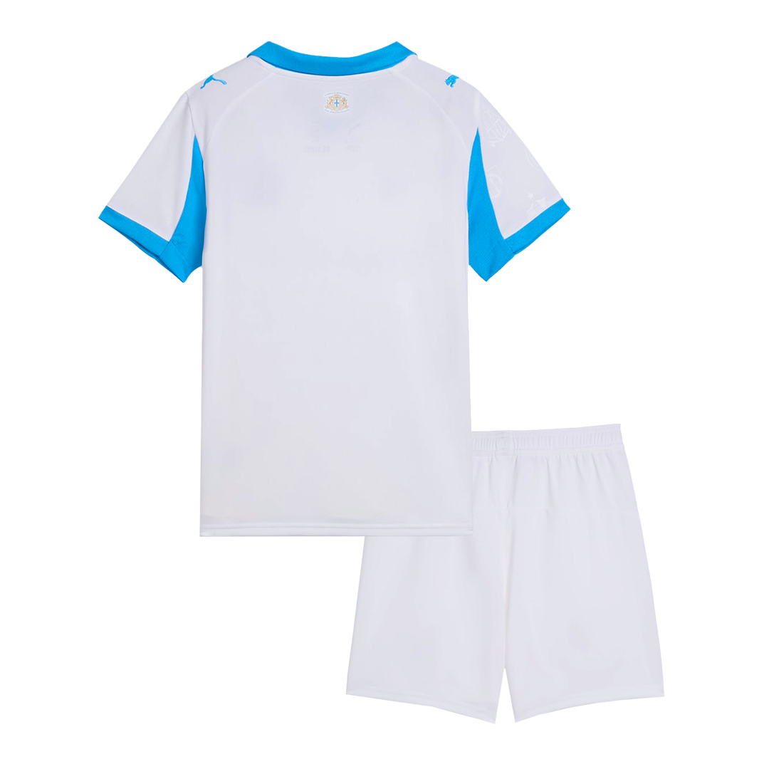 Marseille Home Kids Soccer Jerseys Kit 2025/26