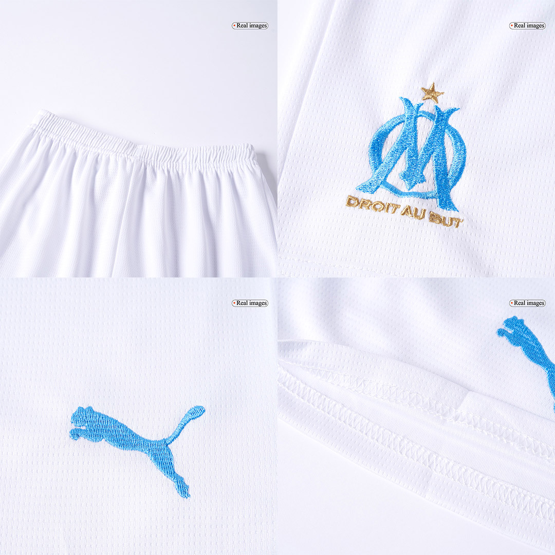 Marseille Home Kids Soccer Jerseys Kit 2025/26