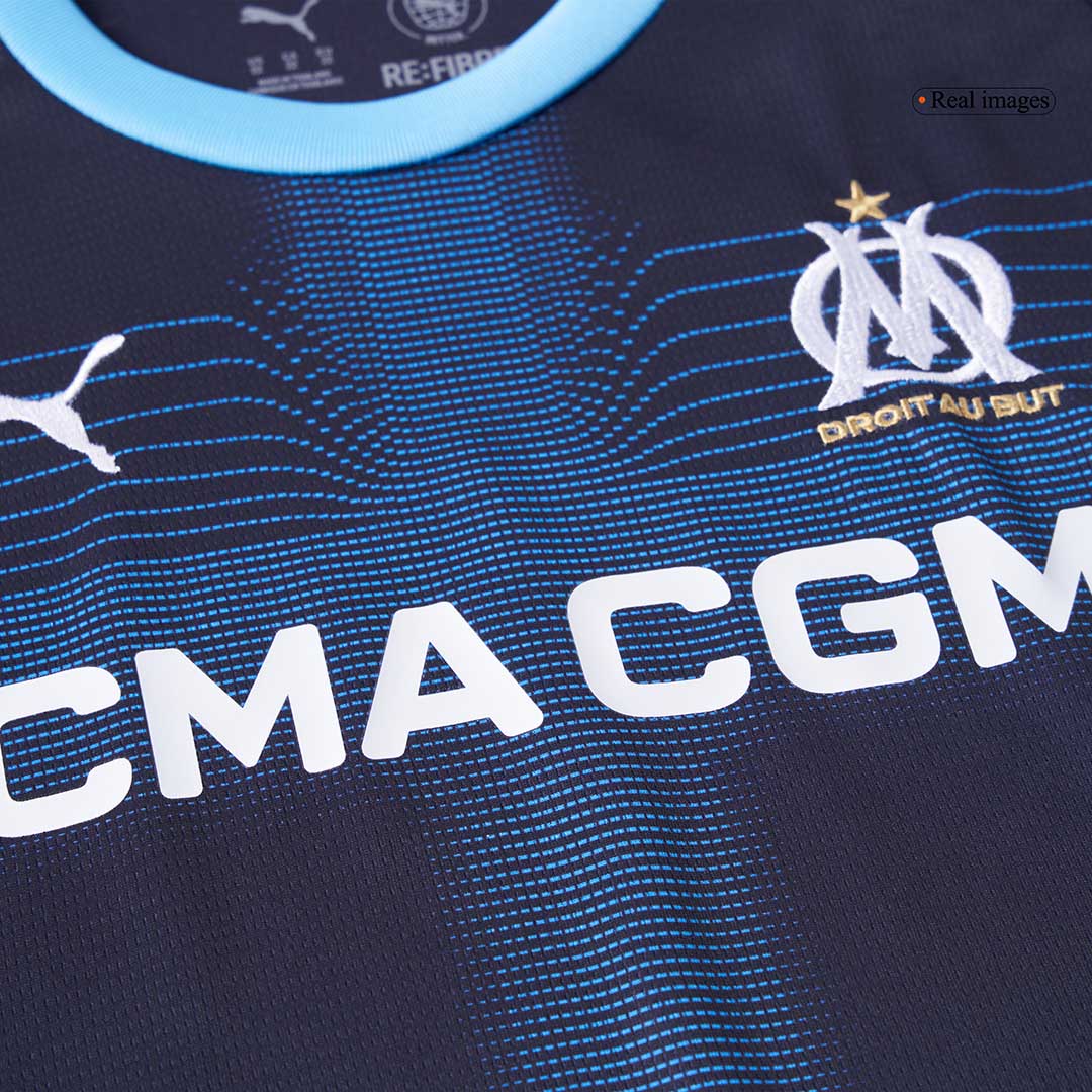 Marseille Away Kids Soccer Jerseys Kit 2025/26