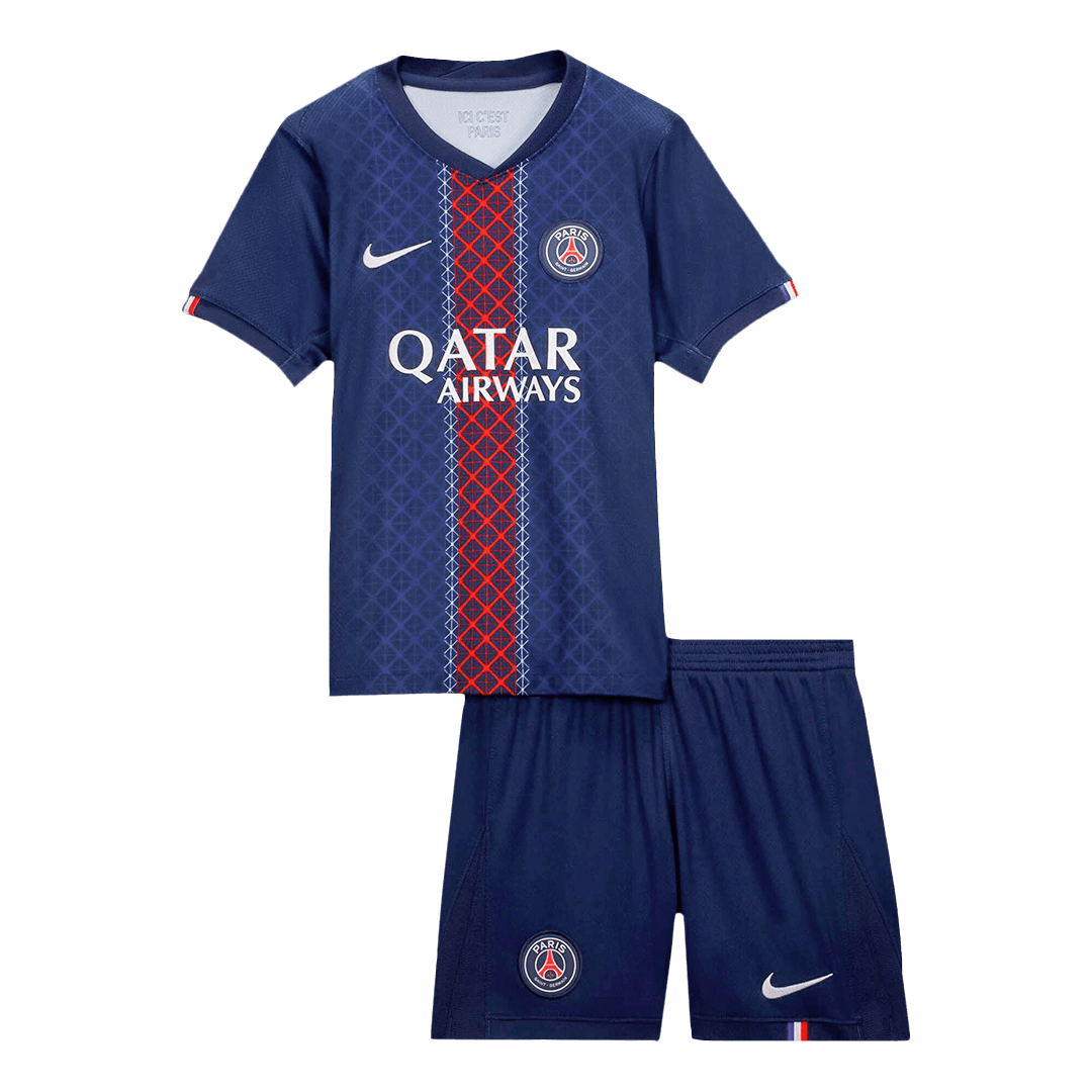 PSG Home Kids Soccer Jerseys Kit 2025/26
