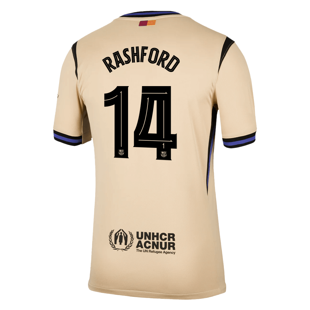 RASHFORD #14 Barcelona Away Soccer Jersey 2025/26 -UCL