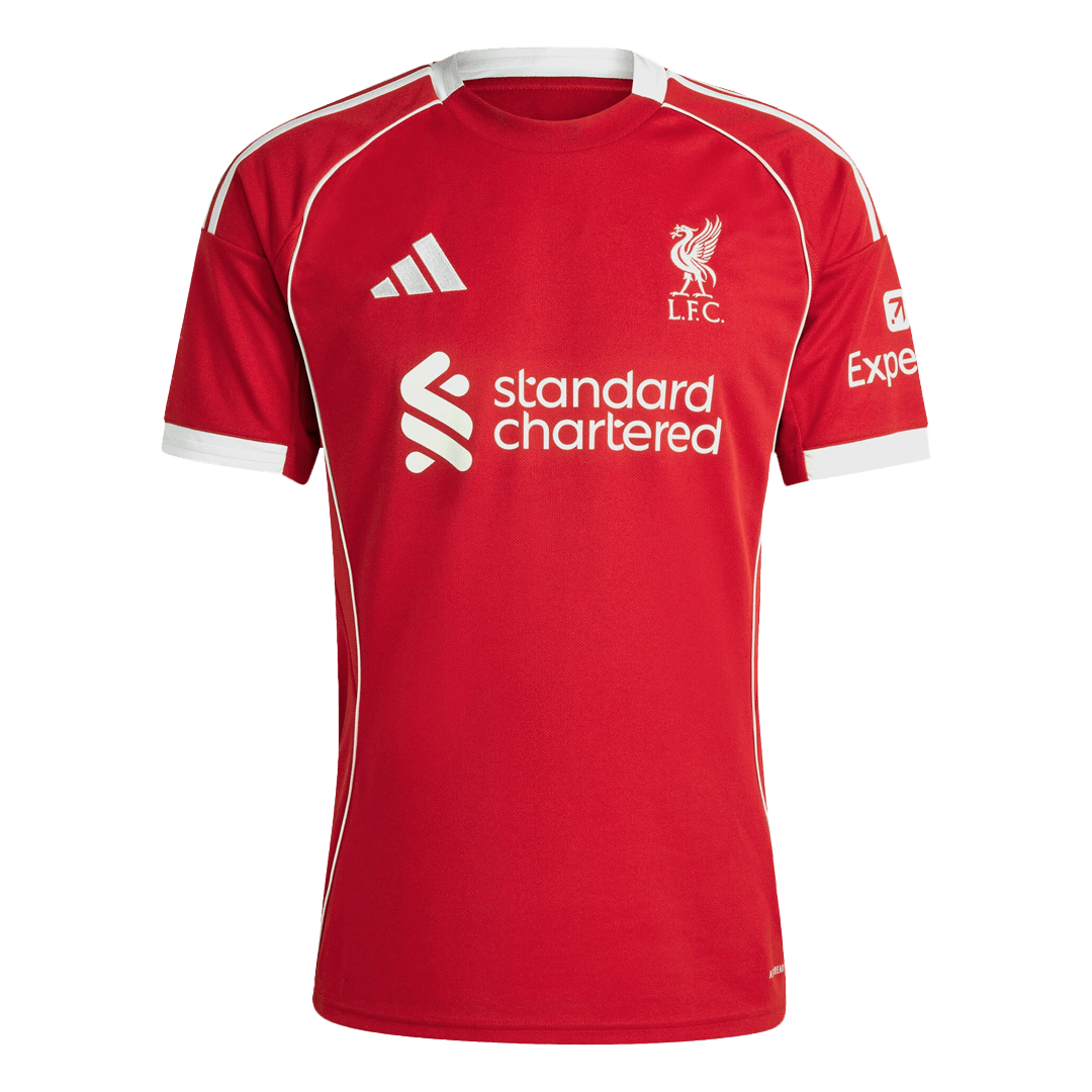WIRTZ #7 Liverpool Home Soccer Jersey 2025/26