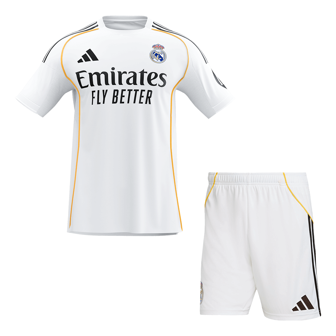 Real Madrid Home Jerseys Kit 2025/26