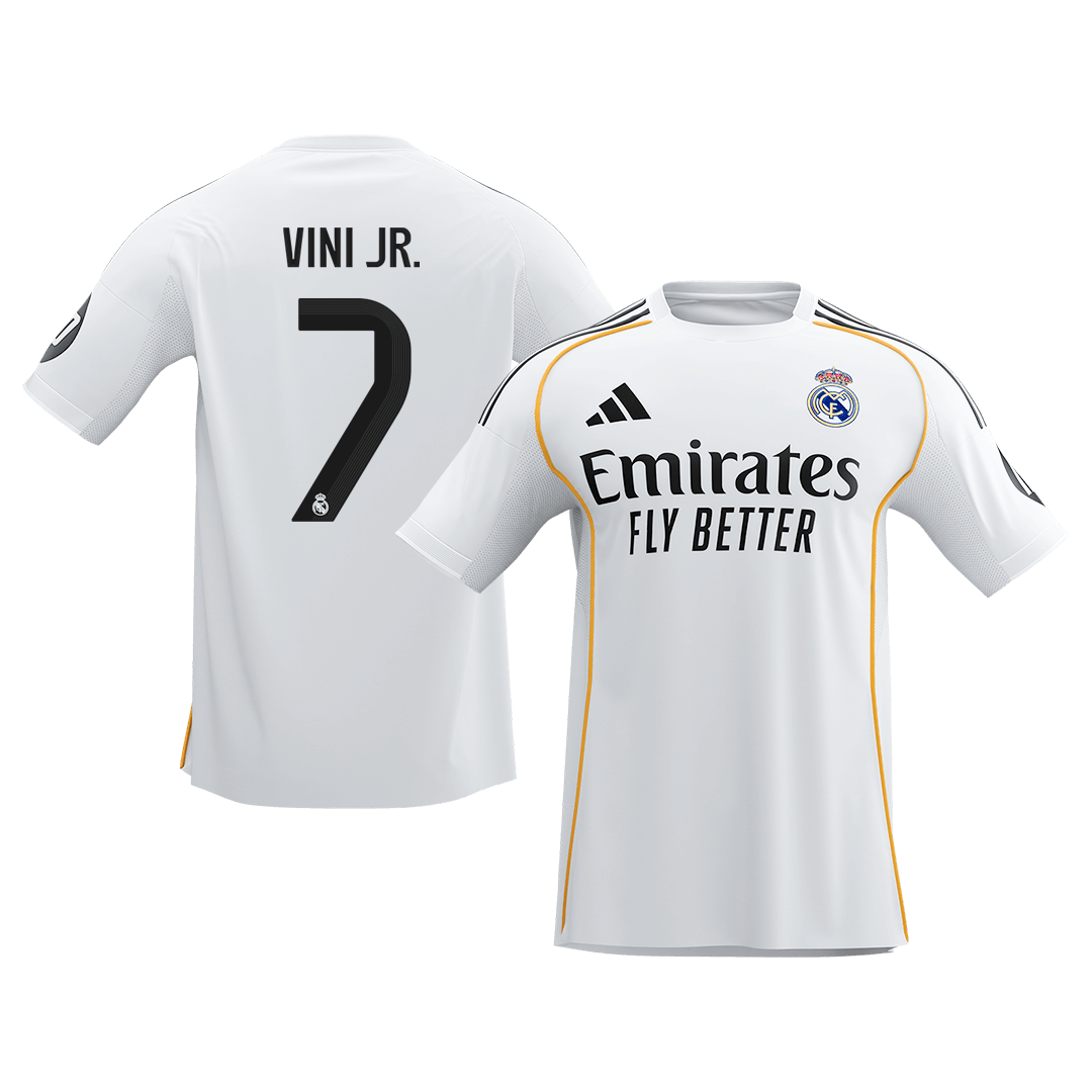 VINI JR. #7 Real Madrid Home Soccer Jersey 2025/26