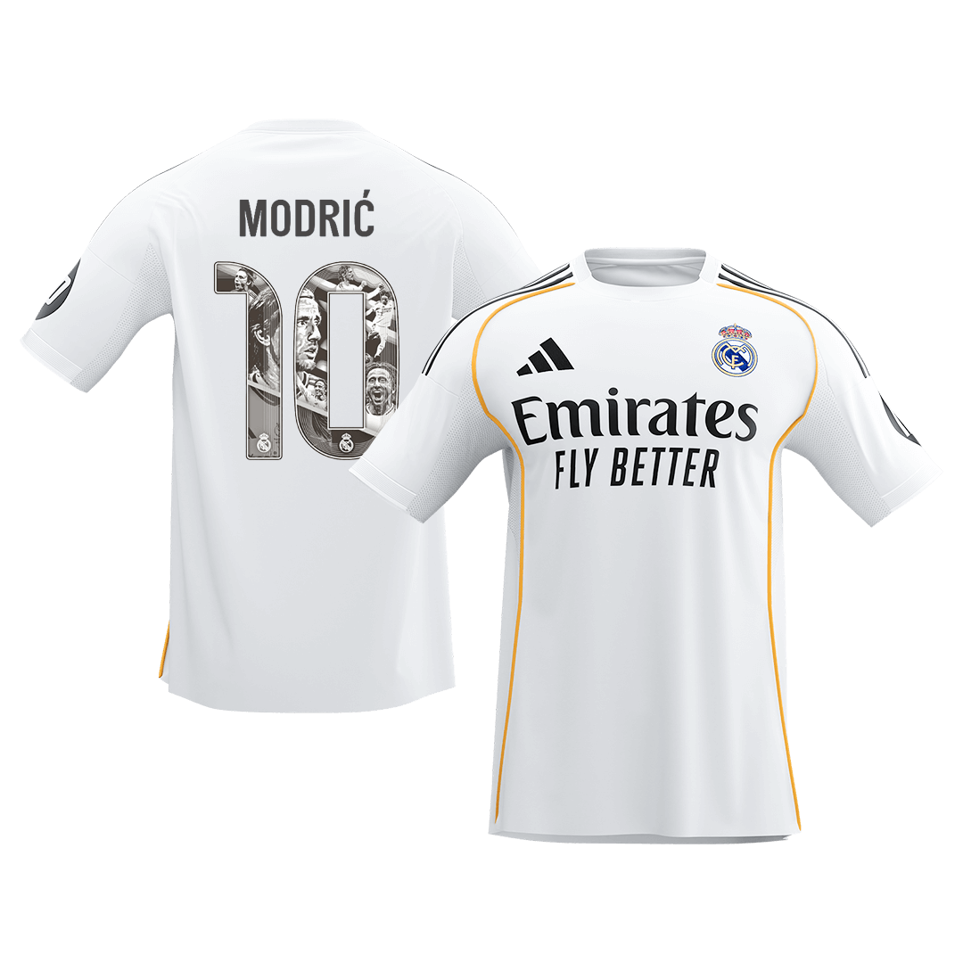MODRIĆ Special #10 Real Madrid Home Soccer Jersey 2025/26