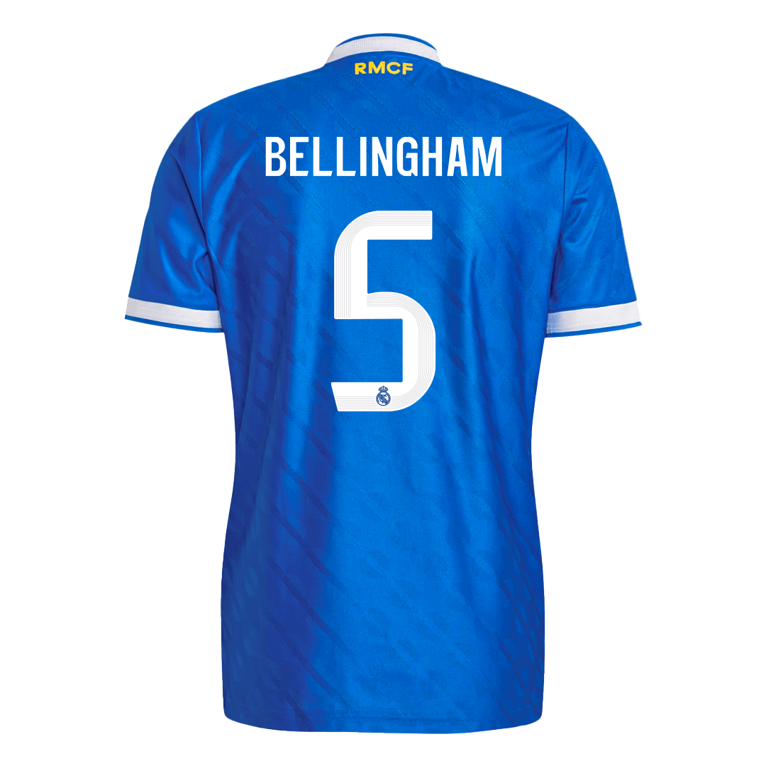 BELLINGHAM #5 Real Madrid Third Away Authentic Soccer Jersey 2025/26