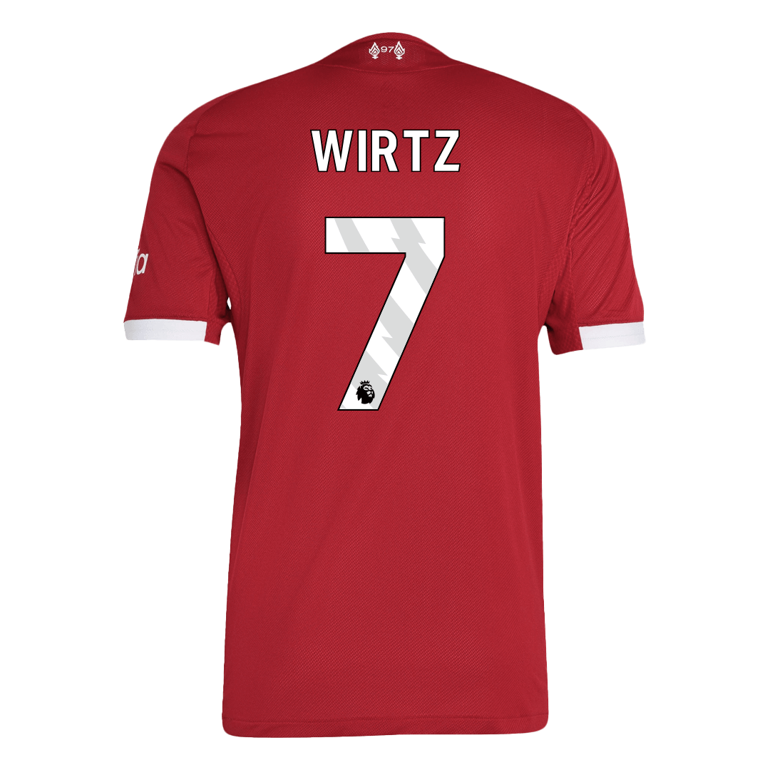WIRTZ #7 Liverpool Home Authentic Soccer Jersey 2025/26