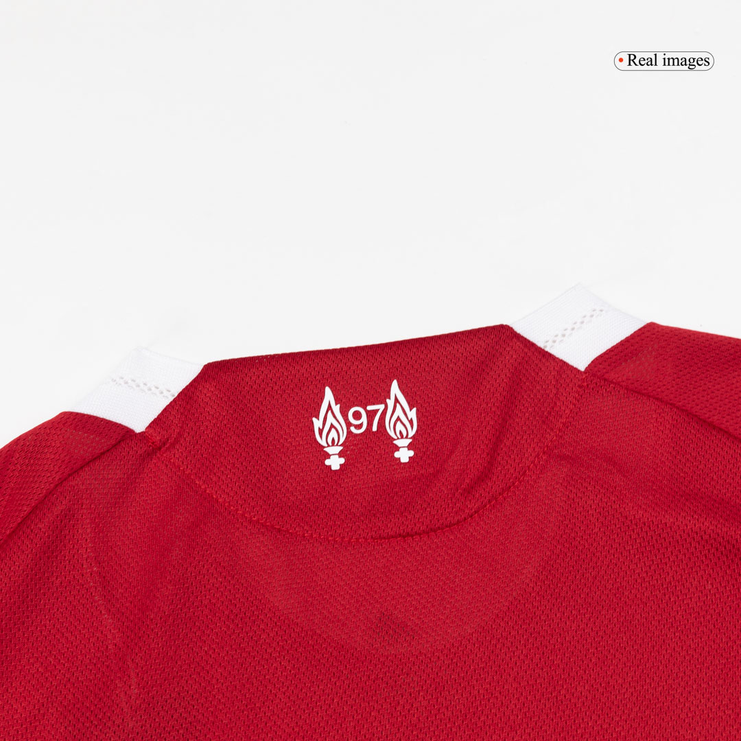 VIRGIL #4 Liverpool Home Authentic Soccer Jersey 2025/26