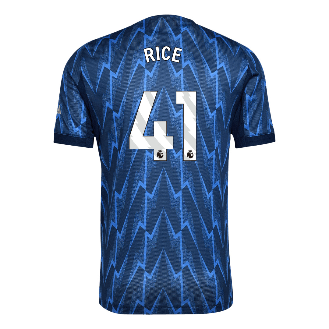 RICE #41 Arsenal Away Authentic Soccer Jersey 2025/26