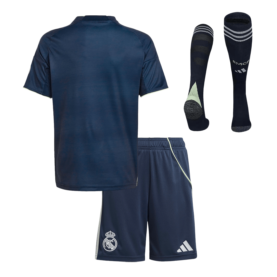 Real Madrid Away Kids Soccer Jerseys Full Kit 2025/26