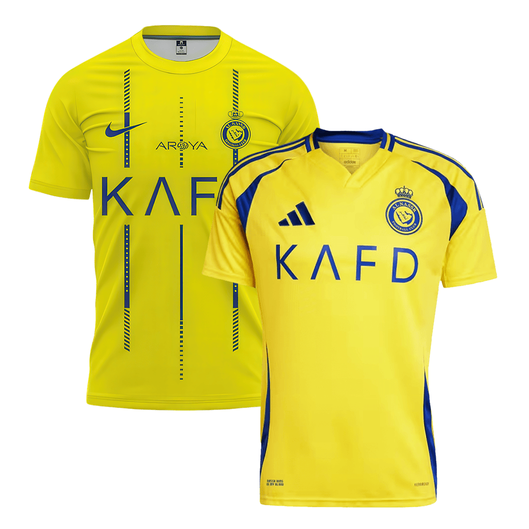 Al Nassr Home Jersey 2024/25 & Al Nassr Home Jersey 2023/24