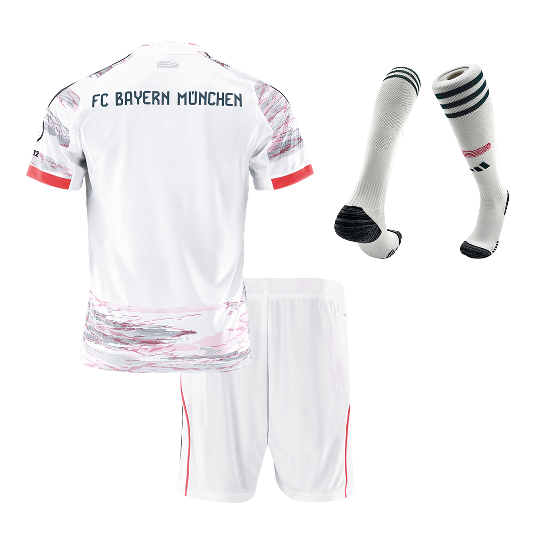 Bayern Munich Away Kids Soccer Jerseys Full Kit 2025/26