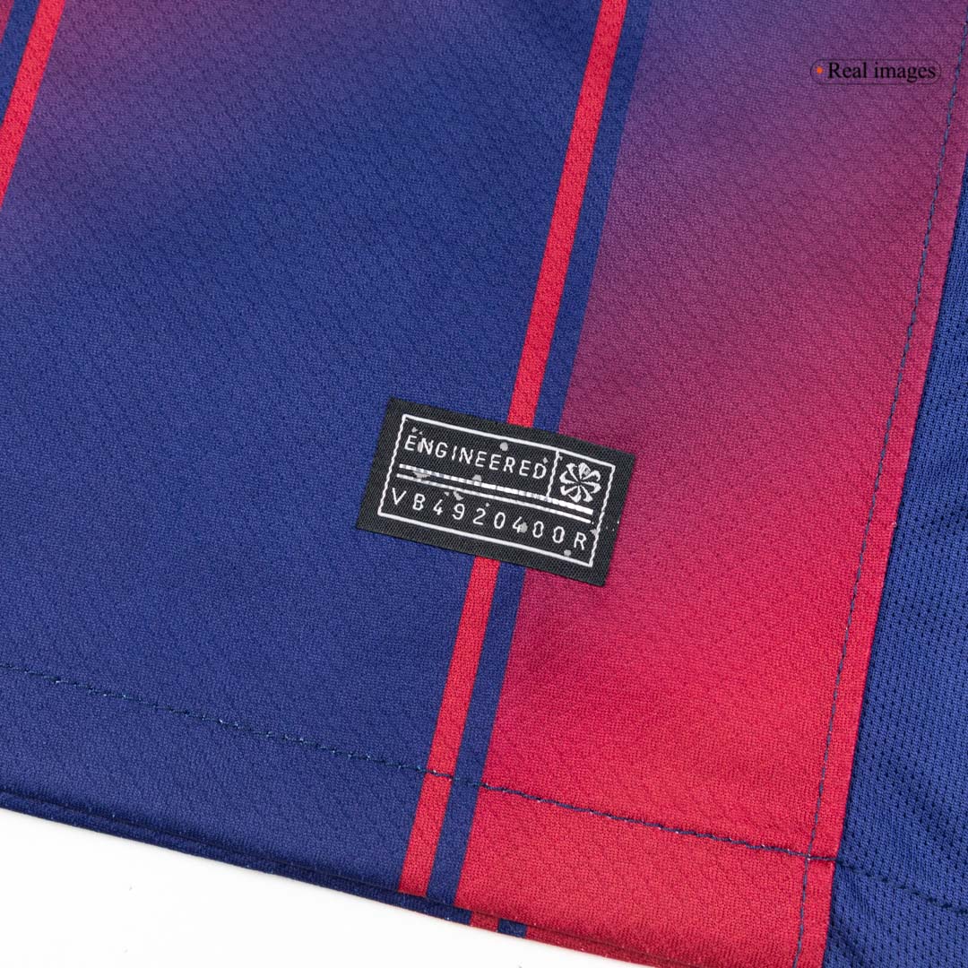 Barcelona Home Long Sleeve Soccer Jersey 2025/26