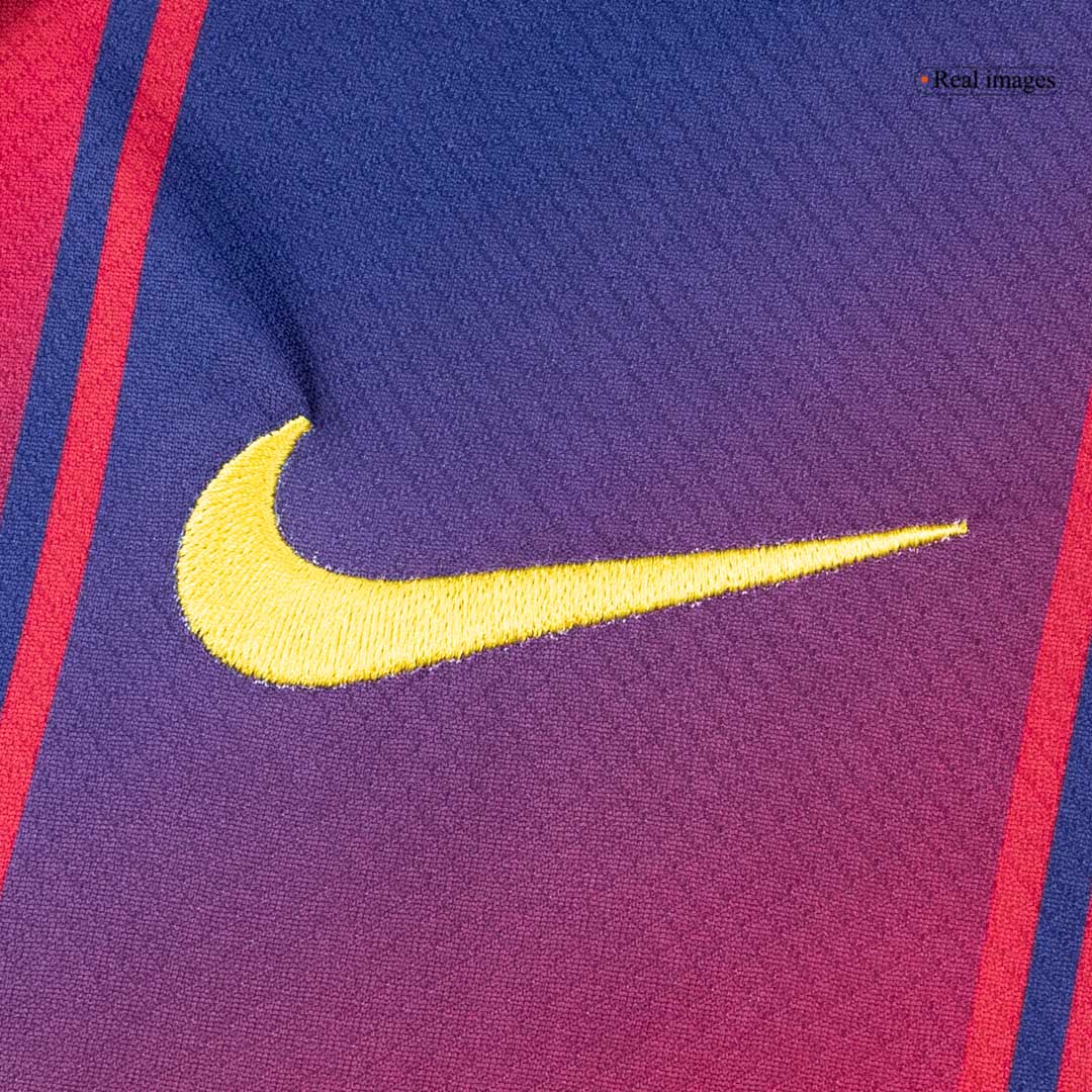 Barcelona Home Long Sleeve Soccer Jersey 2025/26