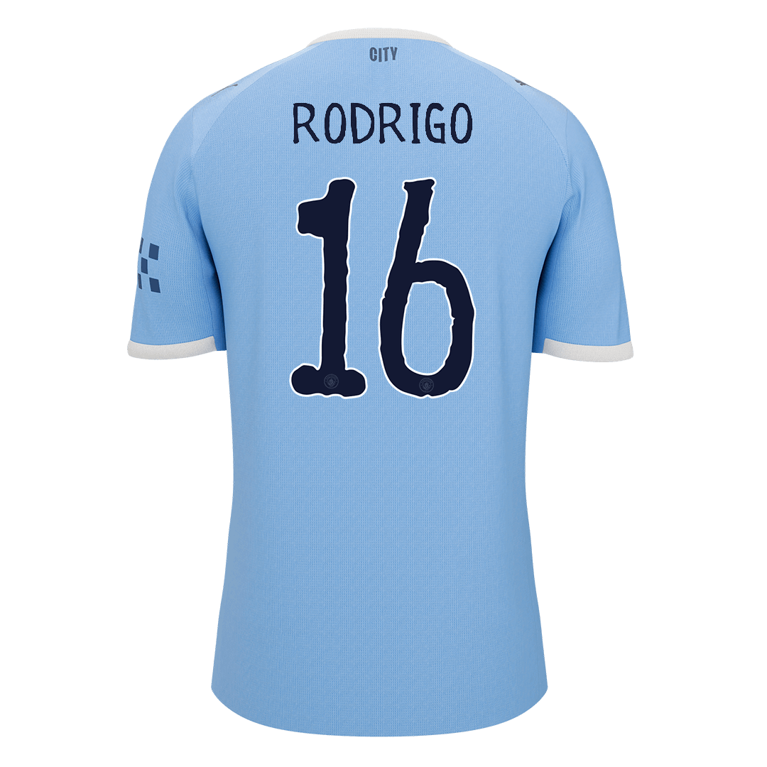 RODRIGO #16 Manchester City Home Soccer Jersey 2025/26 - Club World Cup