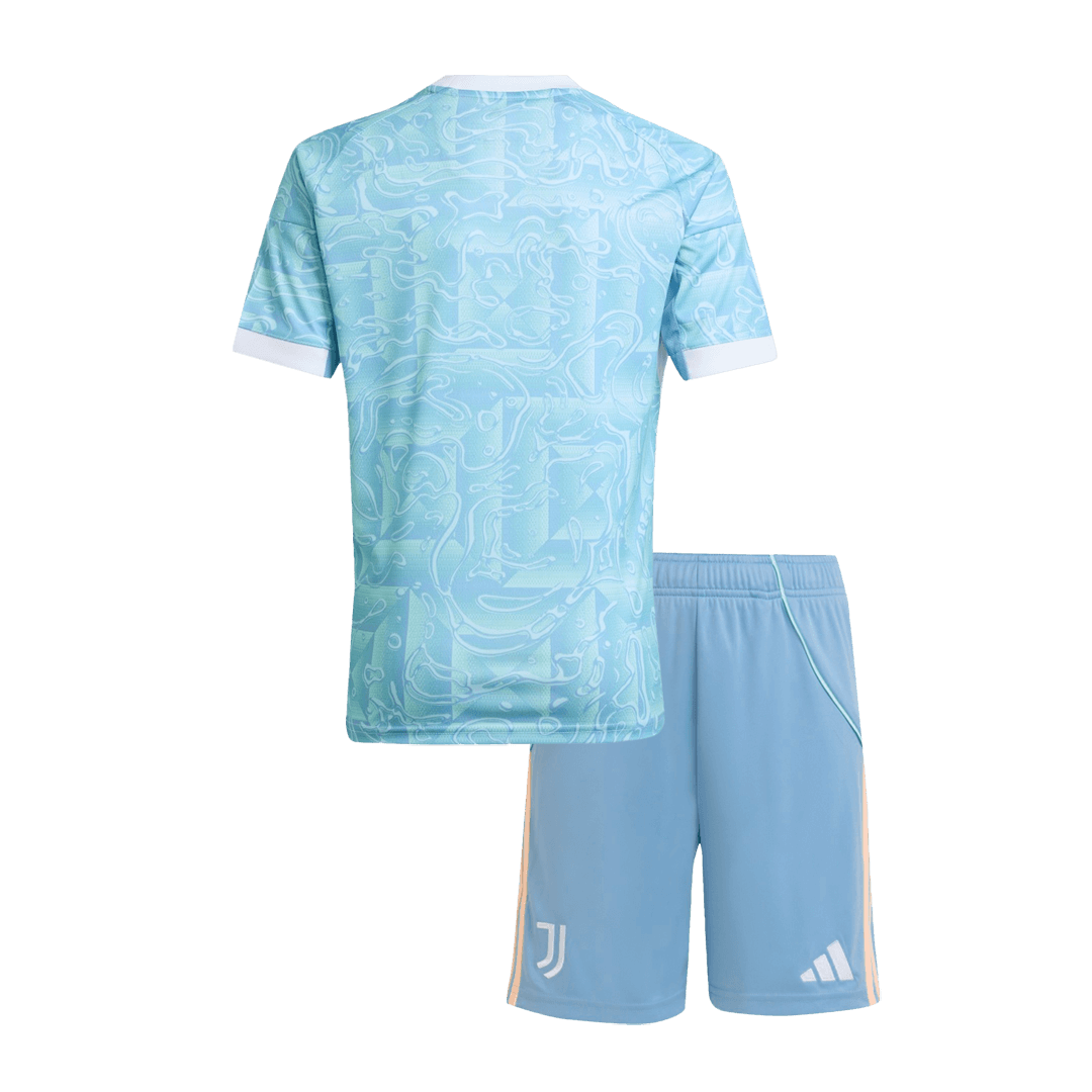 Juventus Away Kids Soccer Jerseys Kit 2025/26