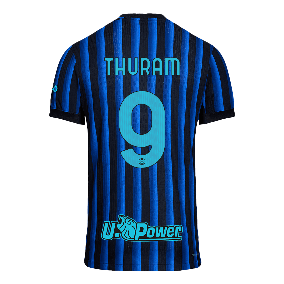 THURAM #9 Inter Milan Home Authentic Soccer Jersey 2025/26