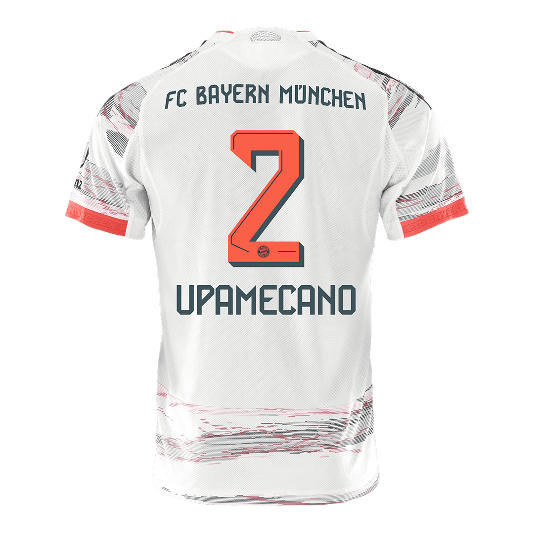 UPAMECANO #2 Bayern Munich Away Authentic Soccer Jersey 2025/26