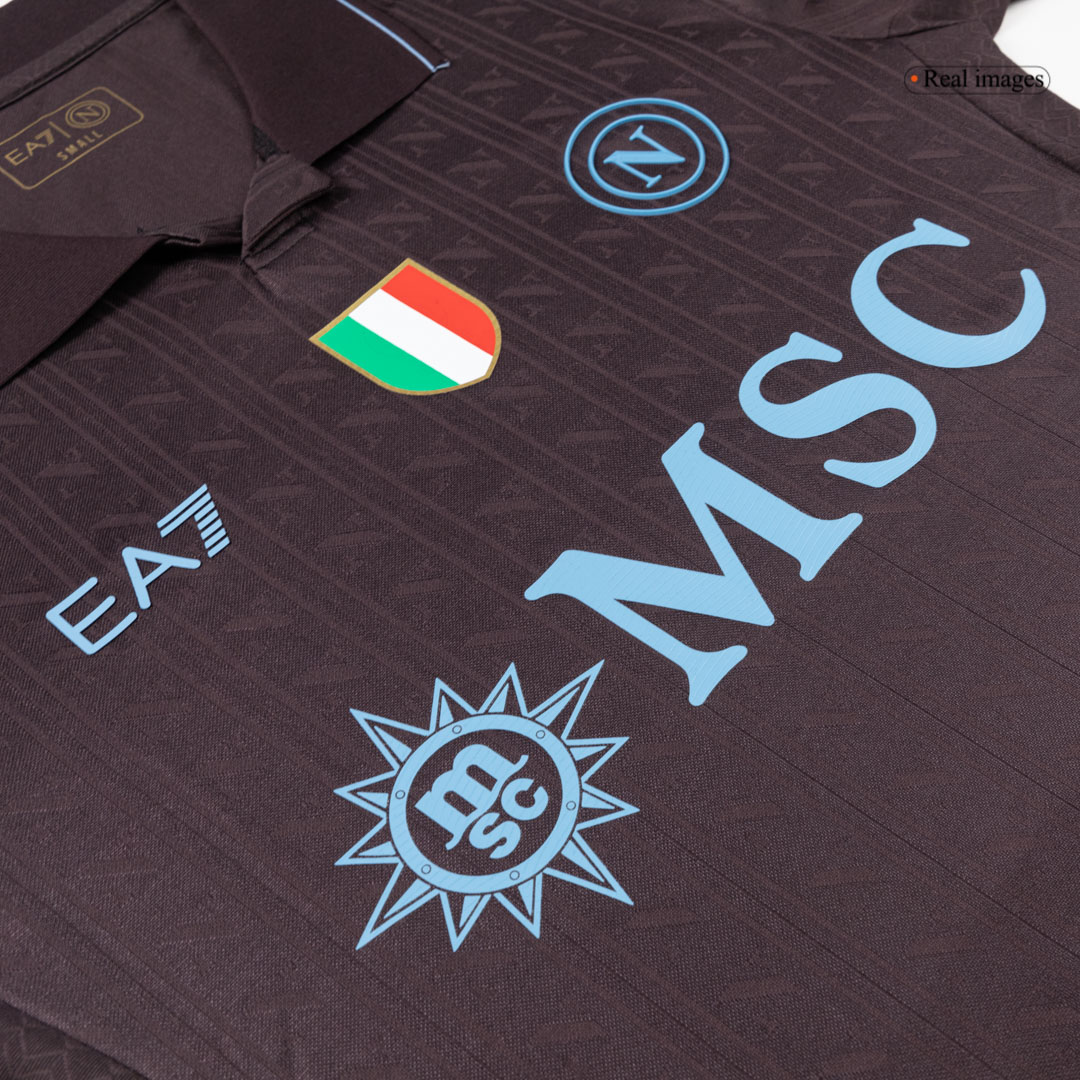 Napoli Third Away Authentic Soccer Jersey 2025/26