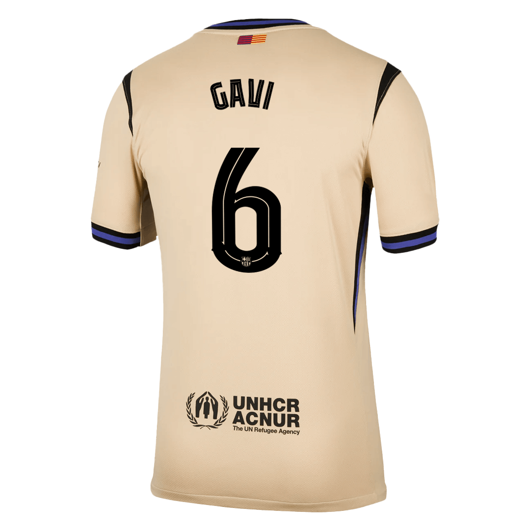 GAVI #6 Barcelona Away Soccer Jersey 2025/26 -UCL