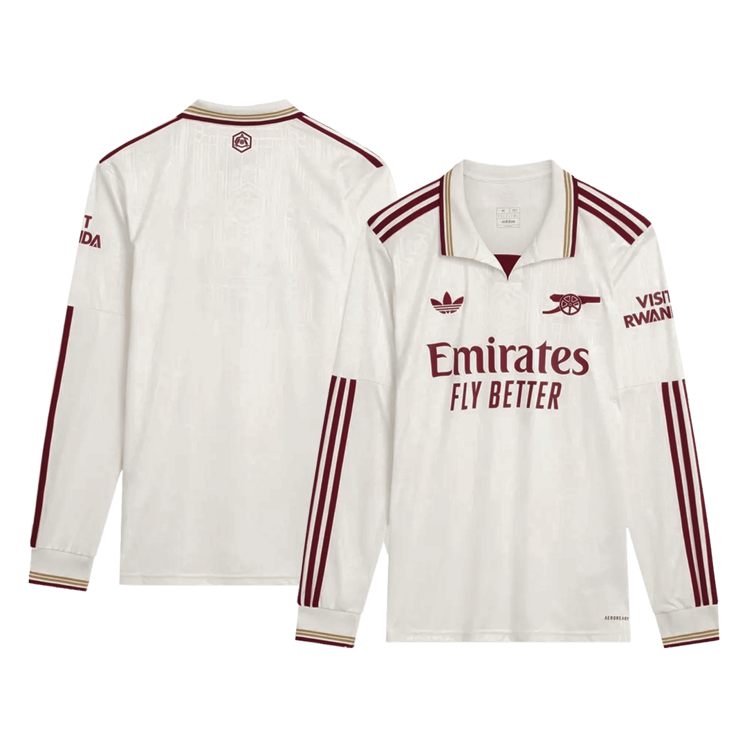 Arsenal Third Away Long Sleeve Soccer Jersey 2025/26
