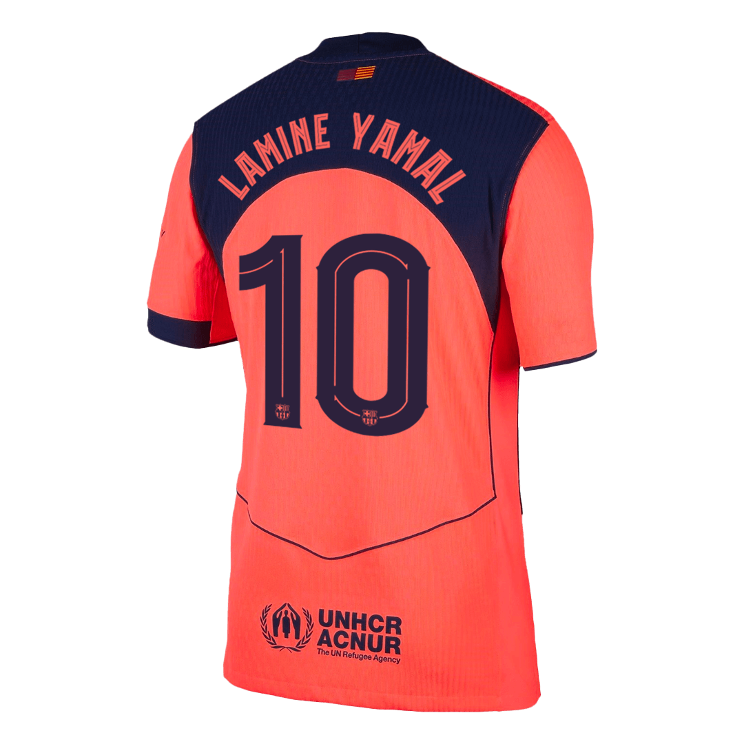 LAMINE YAMAL #10 Barcelona Third Away Authentic Soccer Jersey 2025/26 - UCL
