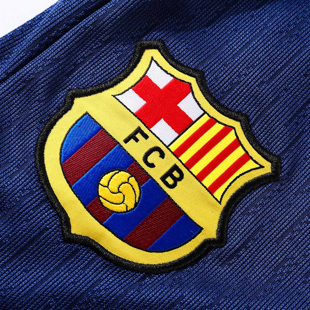 Barcelona 1/4 Zip Tracksuit 2025/26 Kids Purple