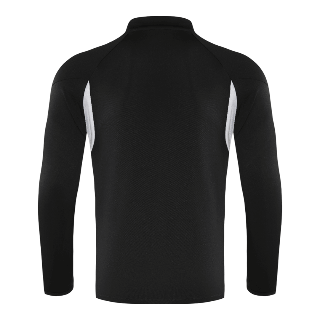 Real Madrid 1/4 Zip Tracksuit 2025/26 Kids Black