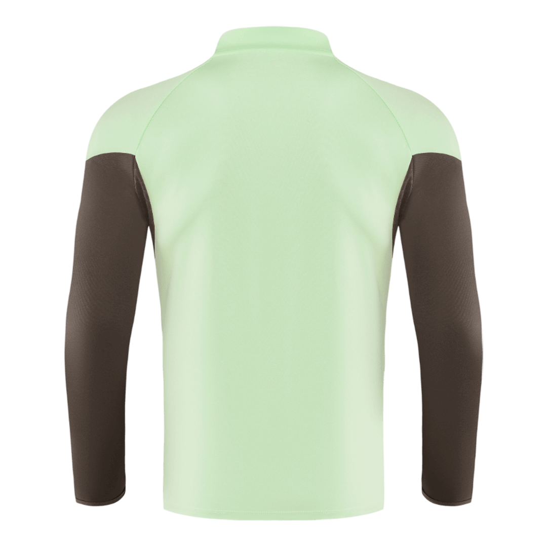 Real Madrid 1/4 Zip Tracksuit 2025/26 Green