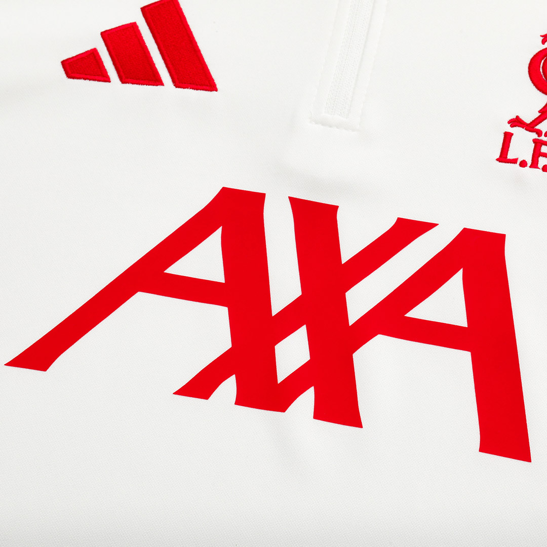 Liverpool 1/4 Zip Tracksuit 2025/26 White