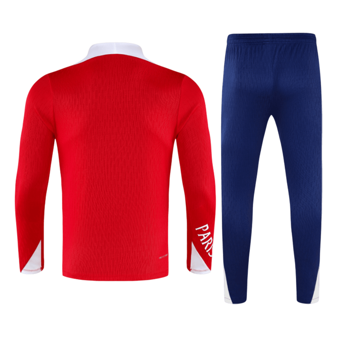 PSG 1/4 Zip Tracksuit 2025/26 Kids Red
