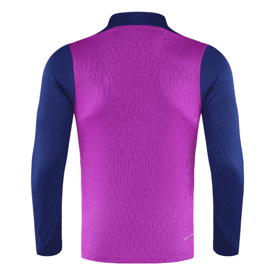 Barcelona 1/4 Zip Tracksuit 2025/26 Kids Purple