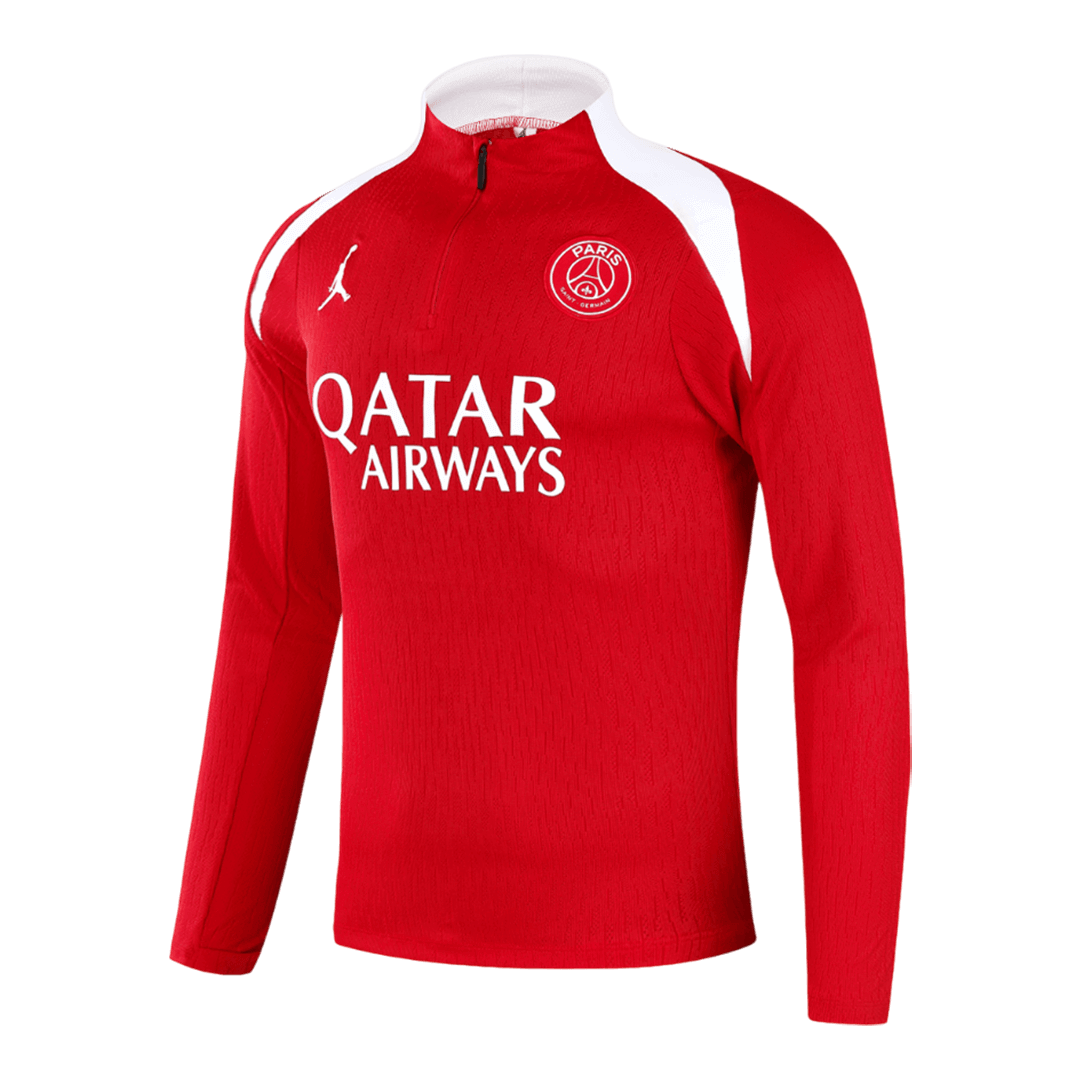PSG 1/4 Zip Tracksuit 2025/26 Kids Red