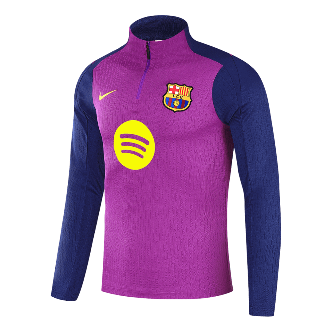 Barcelona 1/4 Zip Tracksuit 2025/26 Purple