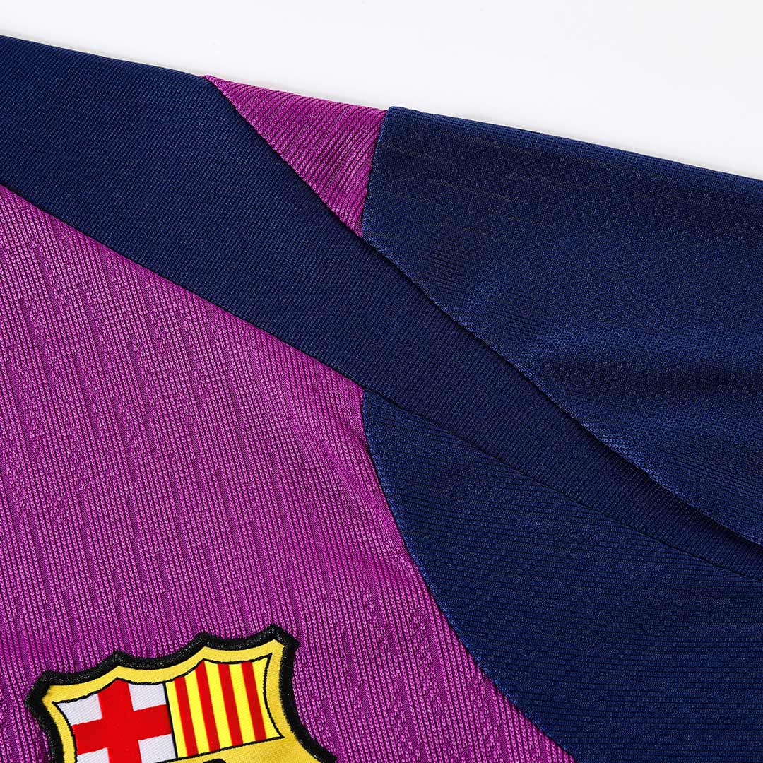 Barcelona 1/4 Zip Tracksuit 2025/26 Kids Purple