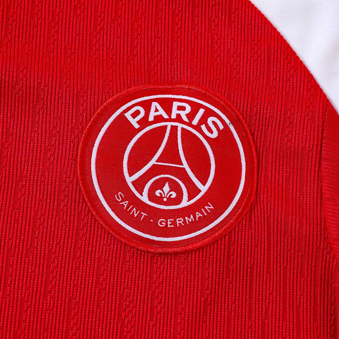 PSG 1/4 Zip Tracksuit 2025/26 Kids Red