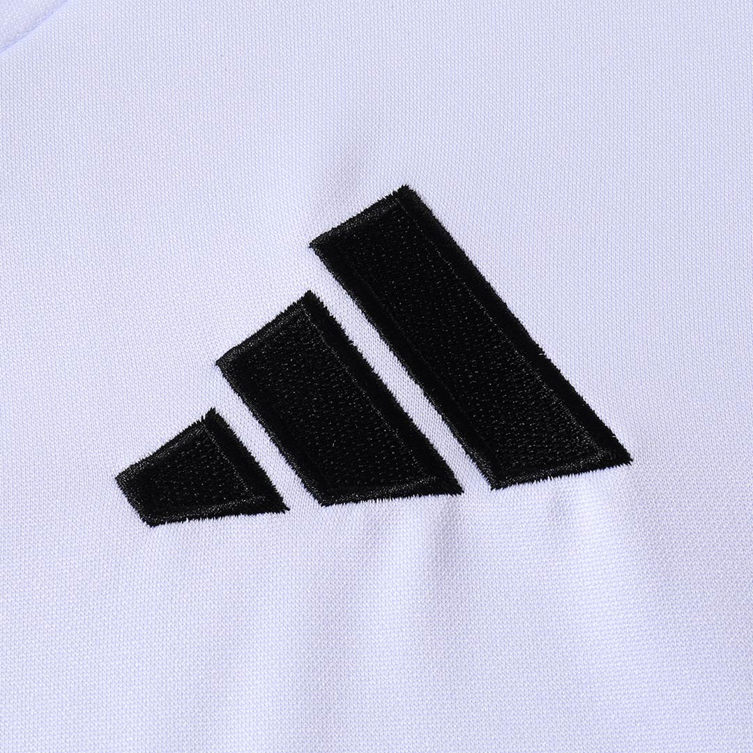 Real Madrid 1/4 Zip Tracksuit 2025/26 Kids White