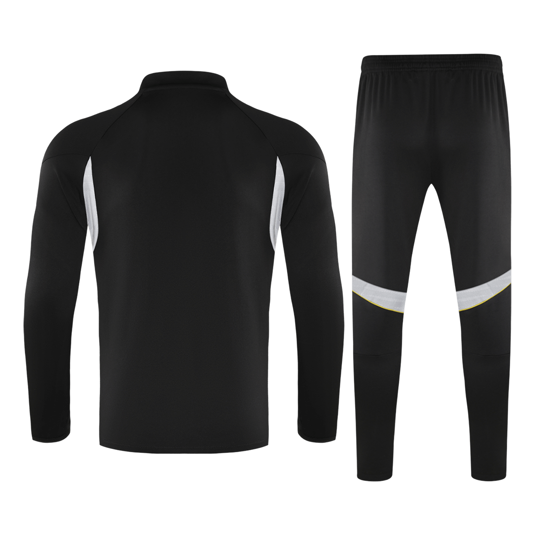 Real Madrid 1/4 Zip Tracksuit 2025/26 Black