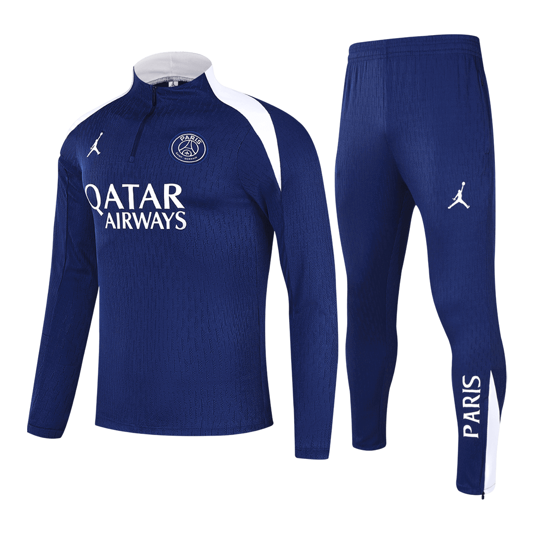 PSG 1/4 Zip Tracksuit 2025/26 Kids Navy