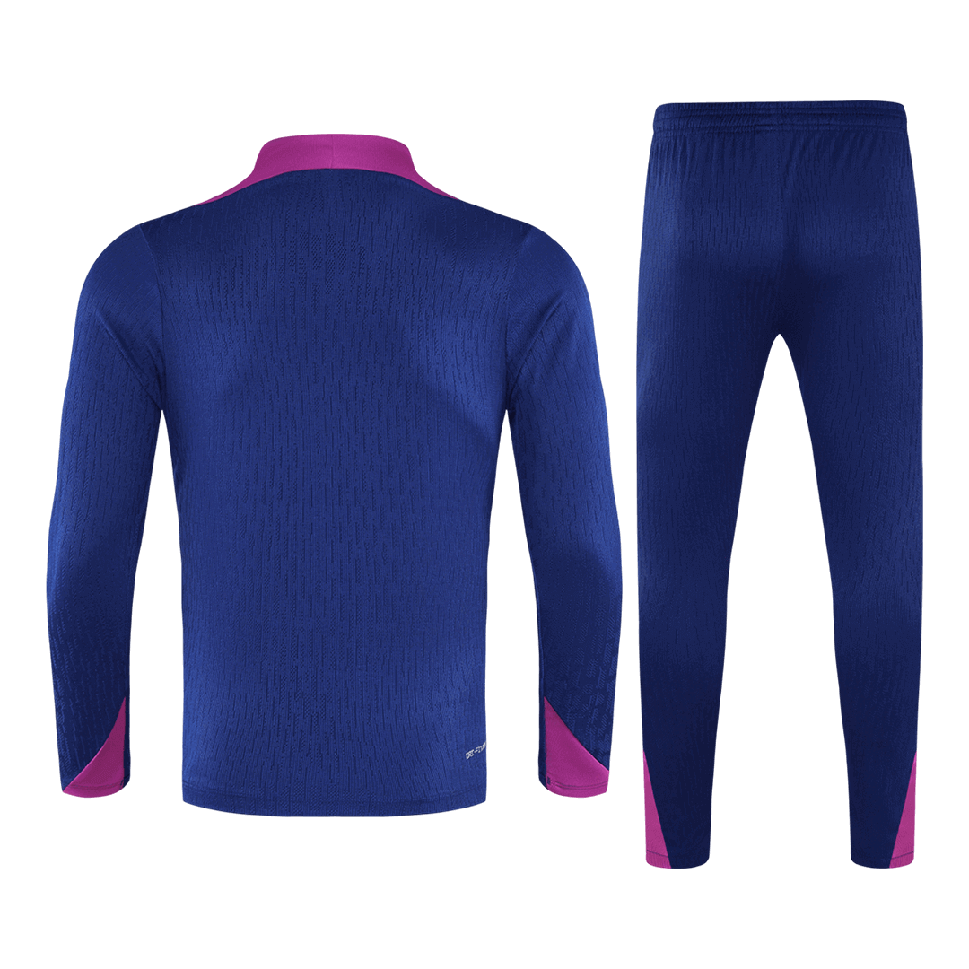 Barcelona 1/4 Zip Tracksuit 2025/26 Navy